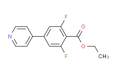 Ethyl 2,6-difluoro-4-(pyridin-4-yl)benzoate
