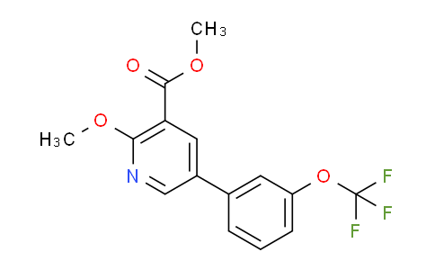 Methyl 2-methoxy-5-(3-(trifluoromethoxy)phenyl)nicotinate