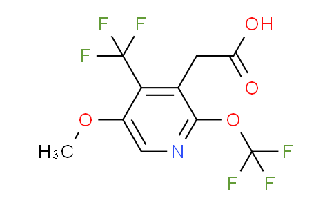 AM34005 | 1804476-50-3 | 5-Methoxy-2-(trifluoromethoxy)-4-(trifluoromethyl)pyridine-3-acetic acid