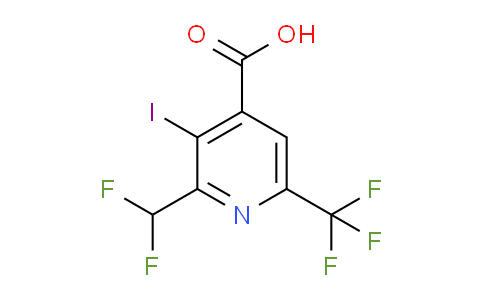 AM34022 | 1805071-16-2 | 2-(Difluoromethyl)-3-iodo-6-(trifluoromethyl)pyridine-4-carboxylic acid
