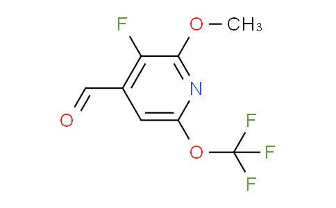 AM34030 | 1803938-79-5 | 3-Fluoro-2-methoxy-6-(trifluoromethoxy)pyridine-4-carboxaldehyde
