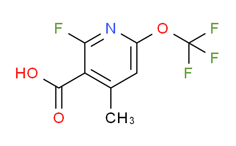 AM34034 | 1806260-67-2 | 2-Fluoro-4-methyl-6-(trifluoromethoxy)pyridine-3-carboxylic acid