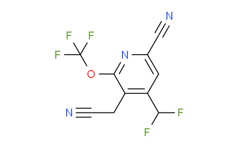 AM34041 | 1804332-54-4 | 6-Cyano-4-(difluoromethyl)-2-(trifluoromethoxy)pyridine-3-acetonitrile