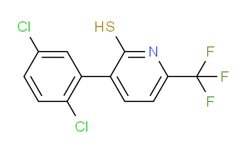 3-(2,5-Dichlorophenyl)-2-mercapto-6-(trifluoromethyl)pyridine