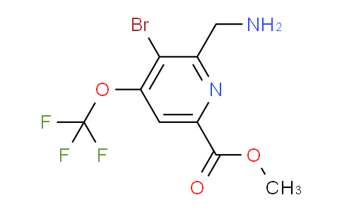 AM34053 | 1806151-67-6 | Methyl 2-(aminomethyl)-3-bromo-4-(trifluoromethoxy)pyridine-6-carboxylate