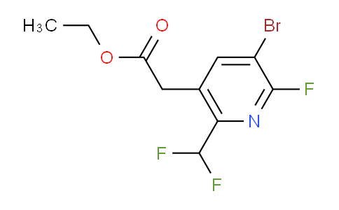 AM34074 | 1806829-38-8 | Ethyl 3-bromo-6-(difluoromethyl)-2-fluoropyridine-5-acetate