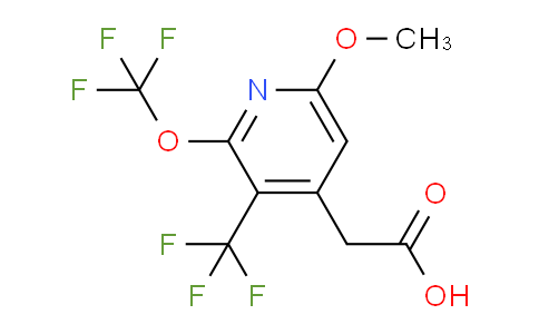 AM34079 | 1806769-84-5 | 6-Methoxy-2-(trifluoromethoxy)-3-(trifluoromethyl)pyridine-4-acetic acid