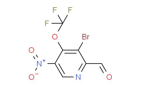 AM34098 | 1806125-87-0 | 3-Bromo-5-nitro-4-(trifluoromethoxy)pyridine-2-carboxaldehyde