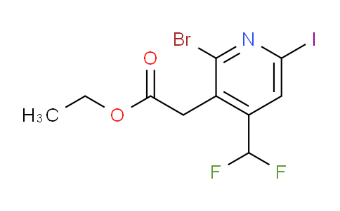 AM34113 | 1804463-57-7 | Ethyl 2-bromo-4-(difluoromethyl)-6-iodopyridine-3-acetate