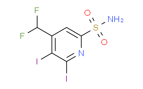 AM34115 | 1805256-19-2 | 4-(Difluoromethyl)-2,3-diiodopyridine-6-sulfonamide