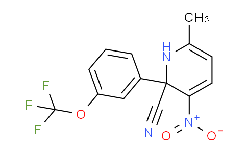 AM34117 | 1261528-24-8 | 6-Methyl-2-Cyano-3-nitro-2-(3-(trifluoromethoxy)phenyl)pyridine