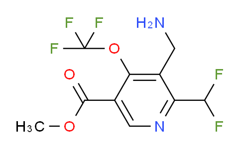 AM34122 | 1805294-46-5 | Methyl 3-(aminomethyl)-2-(difluoromethyl)-4-(trifluoromethoxy)pyridine-5-carboxylate