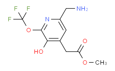 Methyl 6-(aminomethyl)-3-hydroxy-2-(trifluoromethoxy)pyridine-4-acetate
