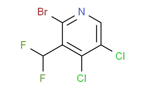 2-Bromo-4,5-dichloro-3-(difluoromethyl)pyridine