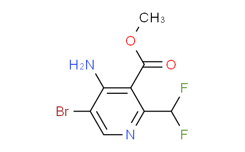 Methyl 4-amino-5-bromo-2-(difluoromethyl)pyridine-3-carboxylate