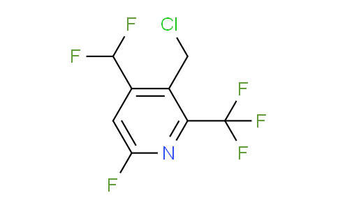 AM34160 | 1806991-69-4 | 3-(Chloromethyl)-4-(difluoromethyl)-6-fluoro-2-(trifluoromethyl)pyridine