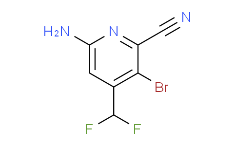 AM34179 | 1804455-20-6 | 6-Amino-3-bromo-2-cyano-4-(difluoromethyl)pyridine