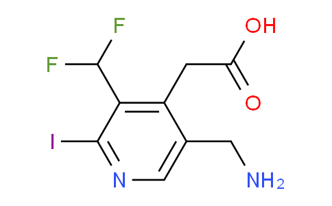 AM34211 | 1805149-31-8 | 5-(Aminomethyl)-3-(difluoromethyl)-2-iodopyridine-4-acetic acid