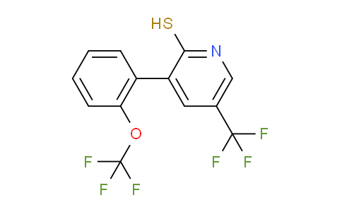 AM34219 | 1261743-25-2 | 2-Mercapto-3-(2-(trifluoromethoxy)phenyl)-5-(trifluoromethyl)pyridine
