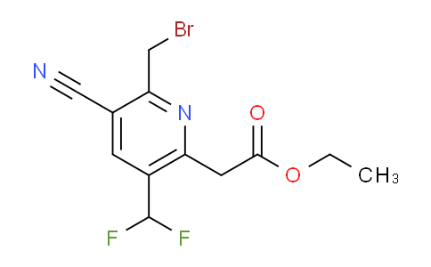 AM34223 | 1807084-25-8 | Ethyl 2-(bromomethyl)-3-cyano-5-(difluoromethyl)pyridine-6-acetate