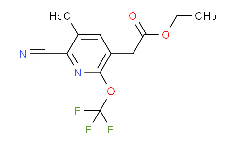 AM34224 | 1806076-06-1 | Ethyl 2-cyano-3-methyl-6-(trifluoromethoxy)pyridine-5-acetate