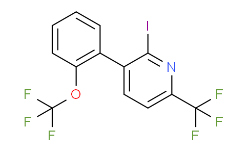 AM34226 | 1261612-05-8 | 2-Iodo-3-(2-(trifluoromethoxy)phenyl)-6-(trifluoromethyl)pyridine