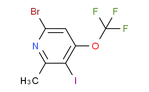 AM34247 | 1804652-70-7 | 6-Bromo-3-iodo-2-methyl-4-(trifluoromethoxy)pyridine