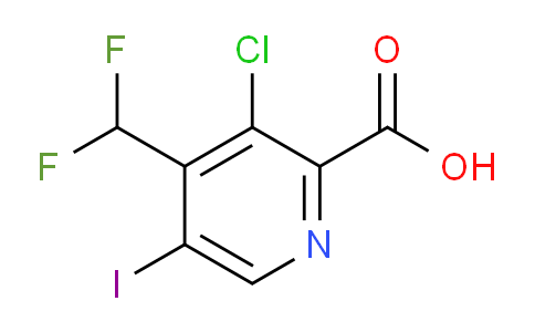 AM34253 | 1805388-81-1 | 3-Chloro-4-(difluoromethyl)-5-iodopyridine-2-carboxylic acid