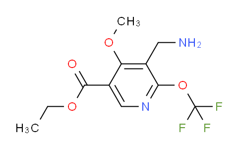 AM34262 | 1806184-62-2 | Ethyl 3-(aminomethyl)-4-methoxy-2-(trifluoromethoxy)pyridine-5-carboxylate