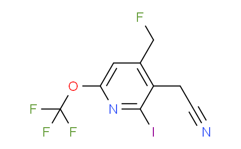AM34263 | 1804854-48-5 | 4-(Fluoromethyl)-2-iodo-6-(trifluoromethoxy)pyridine-3-acetonitrile