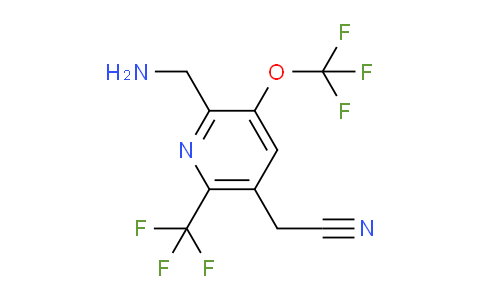 AM34287 | 1806164-06-6 | 2-(Aminomethyl)-3-(trifluoromethoxy)-6-(trifluoromethyl)pyridine-5-acetonitrile