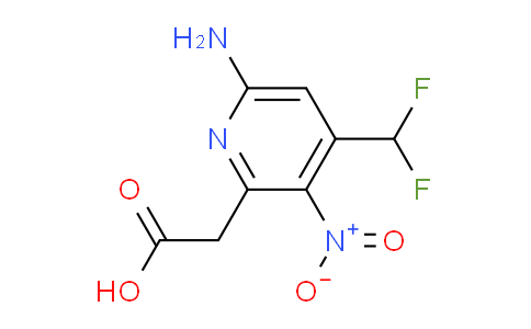 AM34302 | 1805369-75-8 | 6-Amino-4-(difluoromethyl)-3-nitropyridine-2-acetic acid