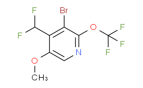 AM34307 | 1806143-11-2 | 3-Bromo-4-(difluoromethyl)-5-methoxy-2-(trifluoromethoxy)pyridine
