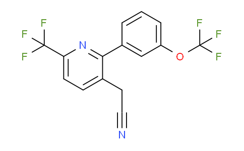 AM34311 | 1261660-15-4 | 2-(3-(Trifluoromethoxy)phenyl)-6-(trifluoromethyl)pyridine-3-acetonitrile