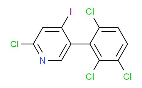 2-Chloro-4-iodo-5-(2,3,6-trichlorophenyl)pyridine