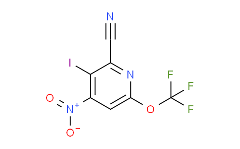 2-Cyano-3-iodo-4-nitro-6-(trifluoromethoxy)pyridine