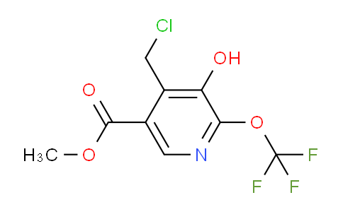 Methyl 4-(chloromethyl)-3-hydroxy-2-(trifluoromethoxy)pyridine-5-carboxylate