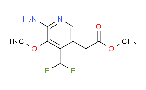 Methyl 2-amino-4-(difluoromethyl)-3-methoxypyridine-5-acetate
