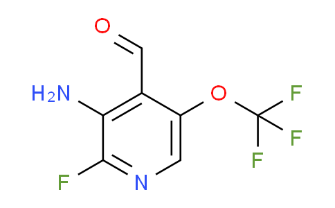 3-Amino-2-fluoro-5-(trifluoromethoxy)pyridine-4-carboxaldehyde