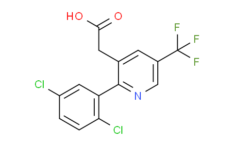 2-(2,5-Dichlorophenyl)-5-(trifluoromethyl)pyridine-3-acetic acid