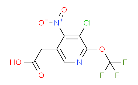3-Chloro-4-nitro-2-(trifluoromethoxy)pyridine-5-acetic acid