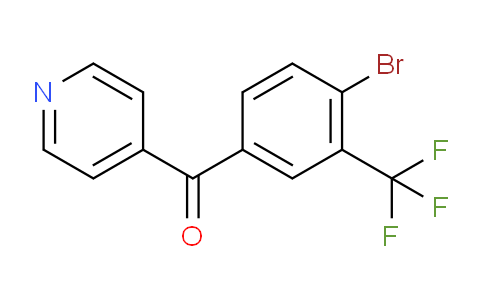 4-(4-Bromo-3-(trifluoromethyl)benzoyl)pyridine