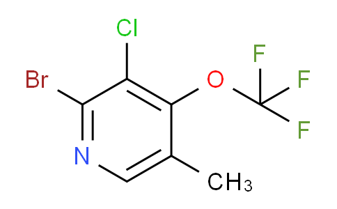 2-Bromo-3-chloro-5-methyl-4-(trifluoromethoxy)pyridine