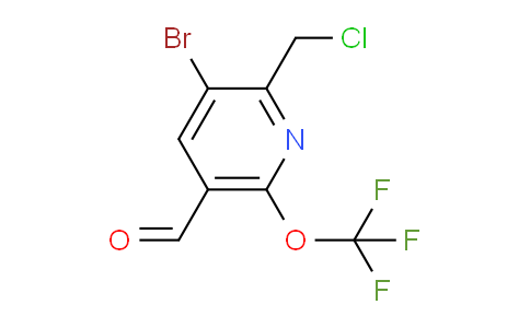 AM34333 | 1803916-82-6 | 3-Bromo-2-(chloromethyl)-6-(trifluoromethoxy)pyridine-5-carboxaldehyde