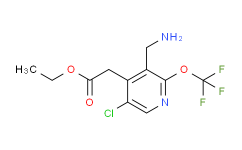 AM34359 | 1804558-65-3 | Ethyl 3-(aminomethyl)-5-chloro-2-(trifluoromethoxy)pyridine-4-acetate
