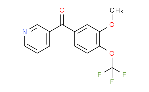 AM34362 | 1261469-31-1 | 3-(3-Methoxy-4-(trifluoromethoxy)benzoyl)pyridine
