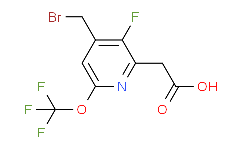 AM34365 | 1805968-42-6 | 4-(Bromomethyl)-3-fluoro-6-(trifluoromethoxy)pyridine-2-acetic acid
