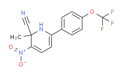 AM34367 | 1261528-17-9 | 2-Methyl-2-Cyano-3-nitro-6-(4-(trifluoromethoxy)phenyl)pyridine