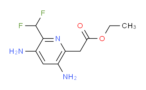 AM34377 | 1806809-74-4 | Ethyl 3,5-diamino-2-(difluoromethyl)pyridine-6-acetate