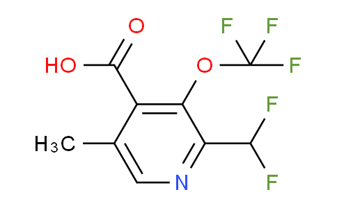 2-(Difluoromethyl)-5-methyl-3-(trifluoromethoxy)pyridine-4-carboxylic acid
